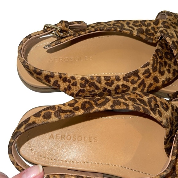 AEROSOLES Leopard Print Sandals - Picture 7 of 10